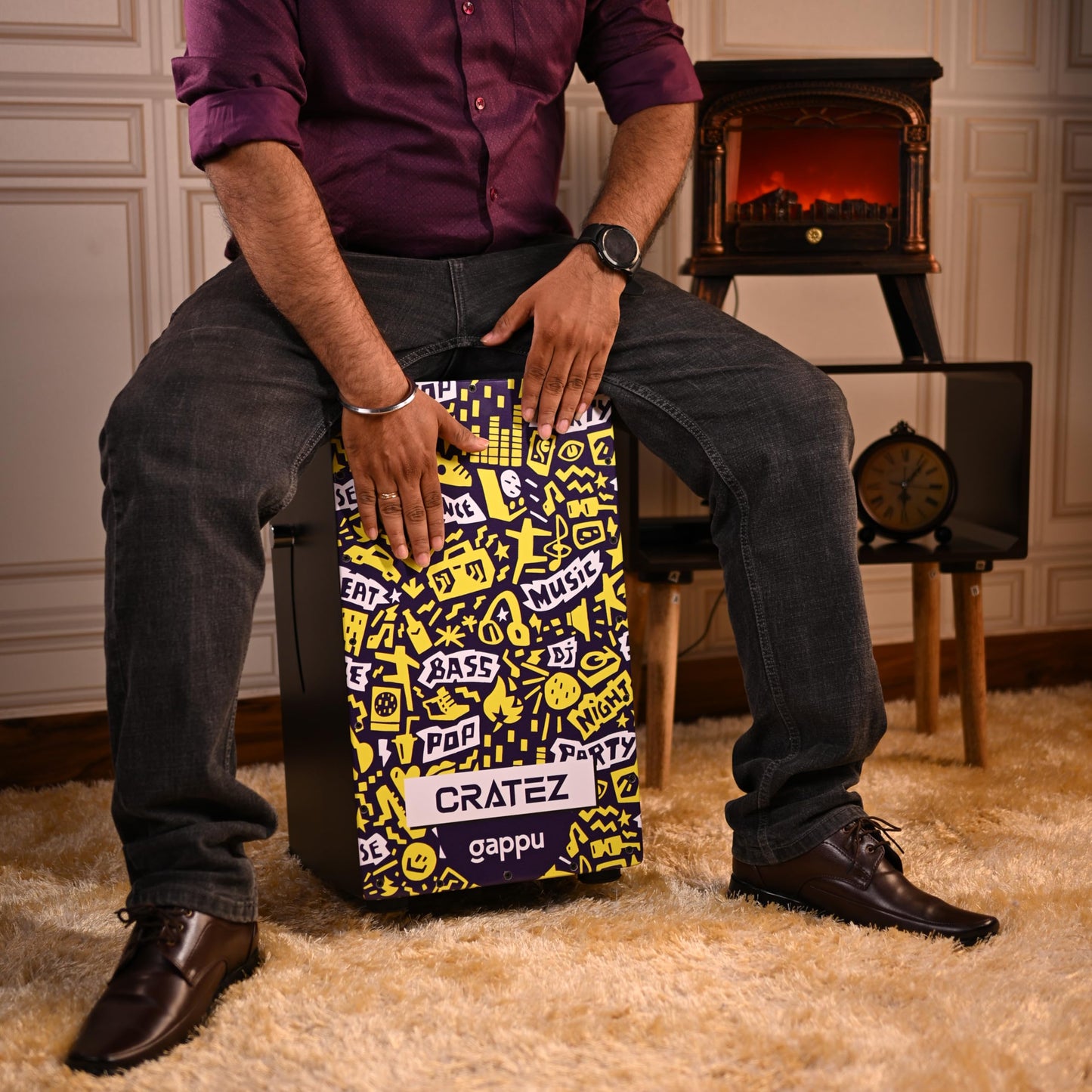 Gappu Cratez Cajon - Music Graphic Design - Deccan Retail
