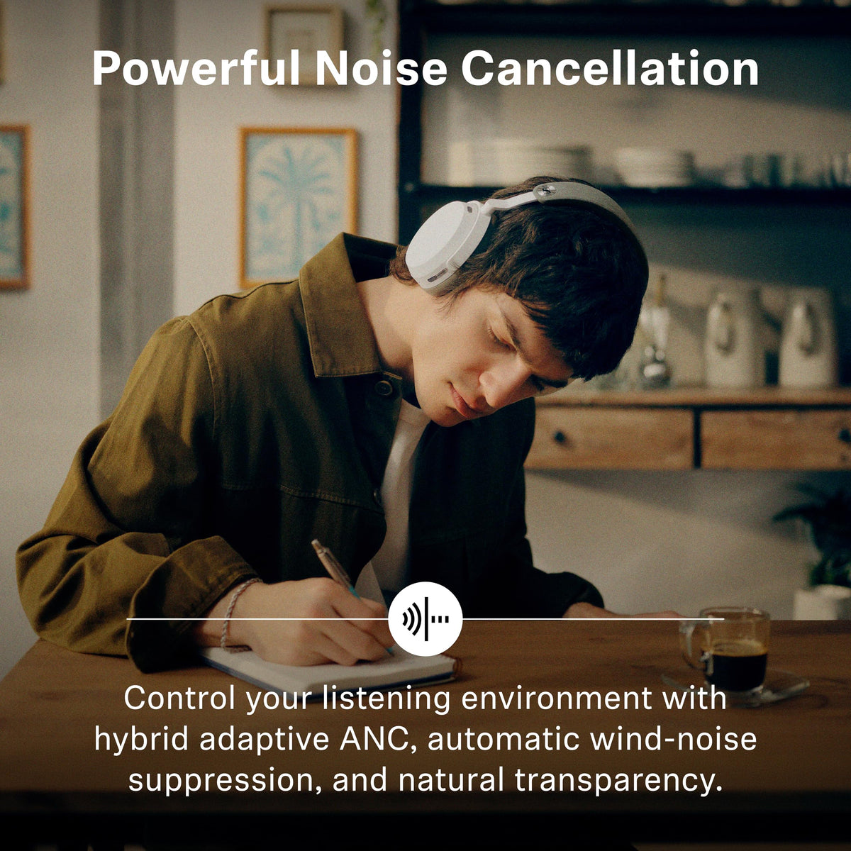 Sennheiser Momentum 5 Wireless Headphones (New Launch) – Adaptive ANC, 57-Hr Battery, Replaceable Battery, Hi-Res Audio, Dolby Atmos, aptX Lossless, Clear Calls, Gaming Mode, Sound Personalisation