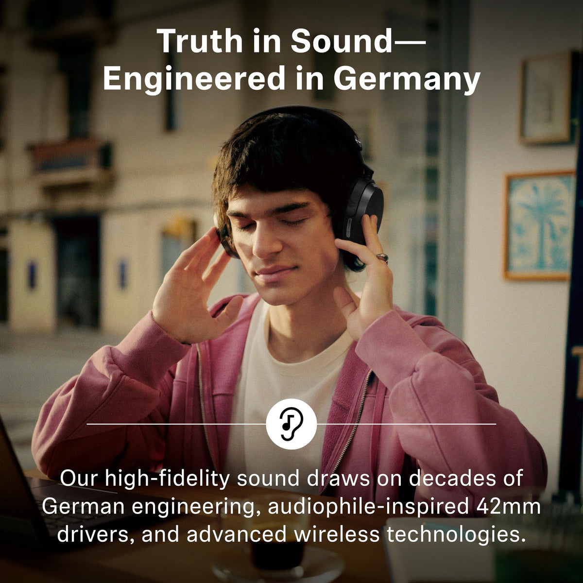 Sennheiser Momentum 5 Wireless Headphones (New Launch) – Adaptive ANC, 57-Hr Battery, Replaceable Battery, Hi-Res Audio, Dolby Atmos, aptX Lossless, Clear Calls, Gaming Mode, Sound Personalisation