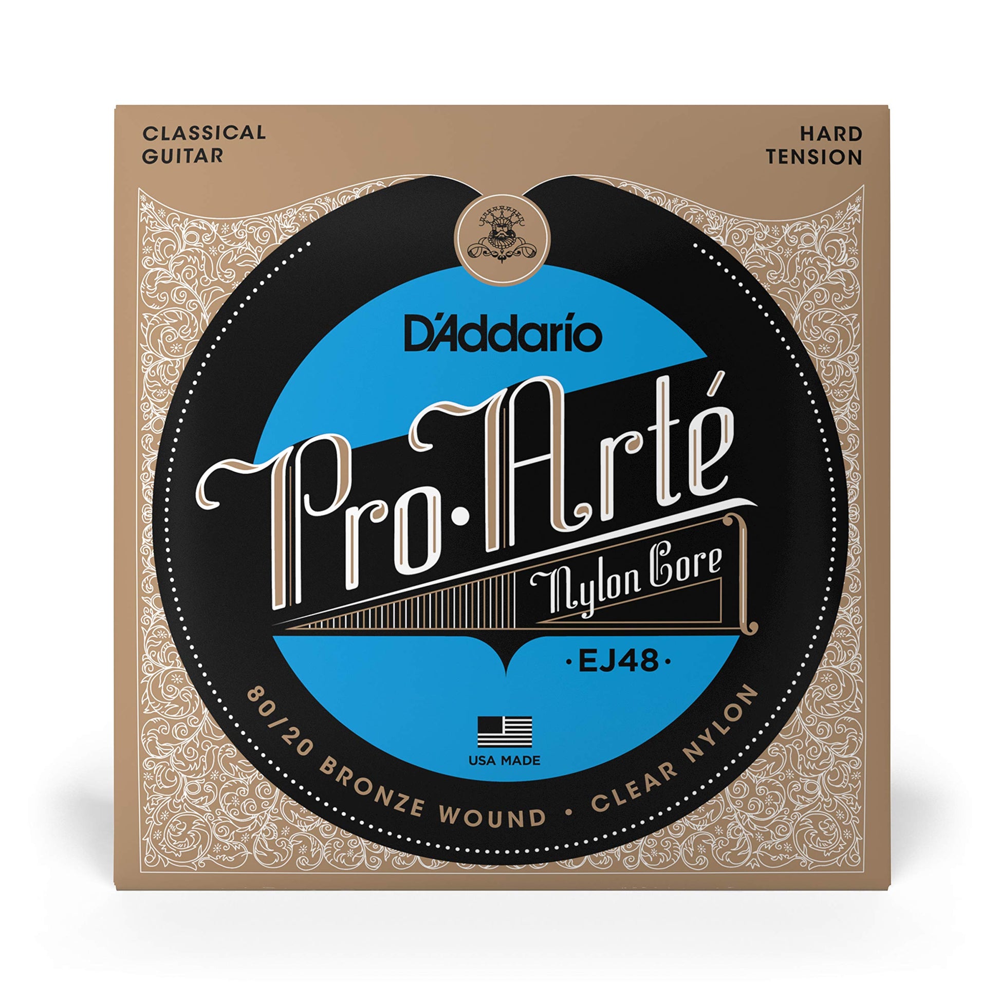 D'Addario EJ48 Pro-Arte Nylon Classical Guitar Strings Hard Tension - Deccan Retail