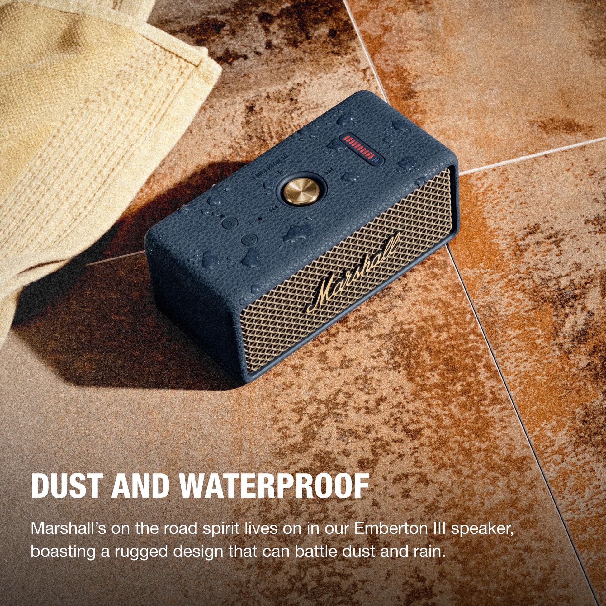 Marshall Emberton III Portable Bluetooth Speaker – Midnight Blue - Deccan Retail