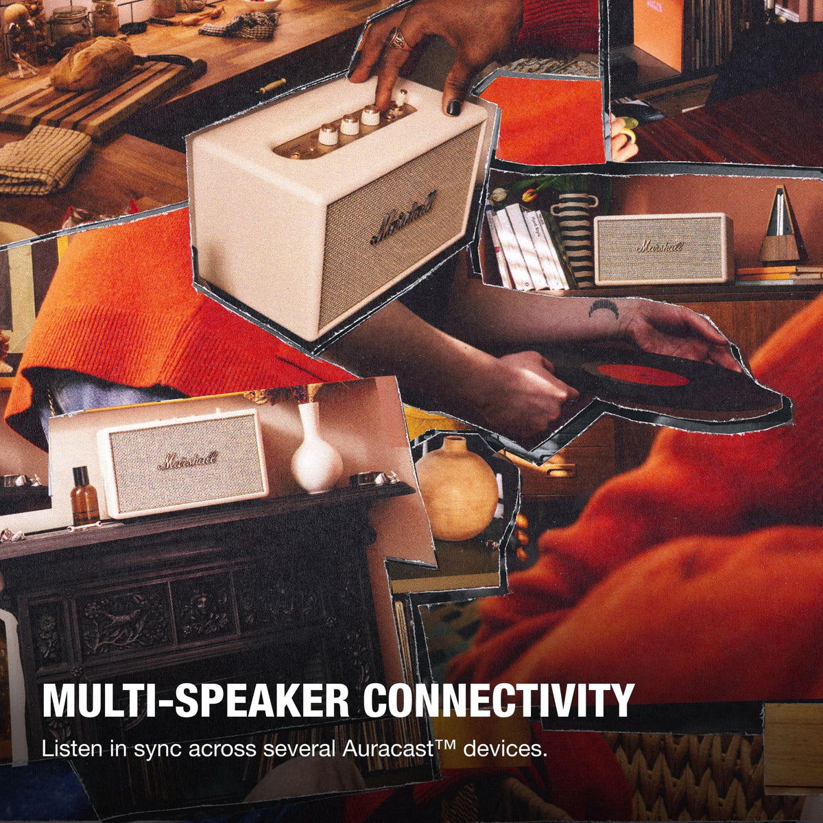 Marshall Acton IV Bluetooth Stereo Home Speaker – Cream (PRE-ORDER)