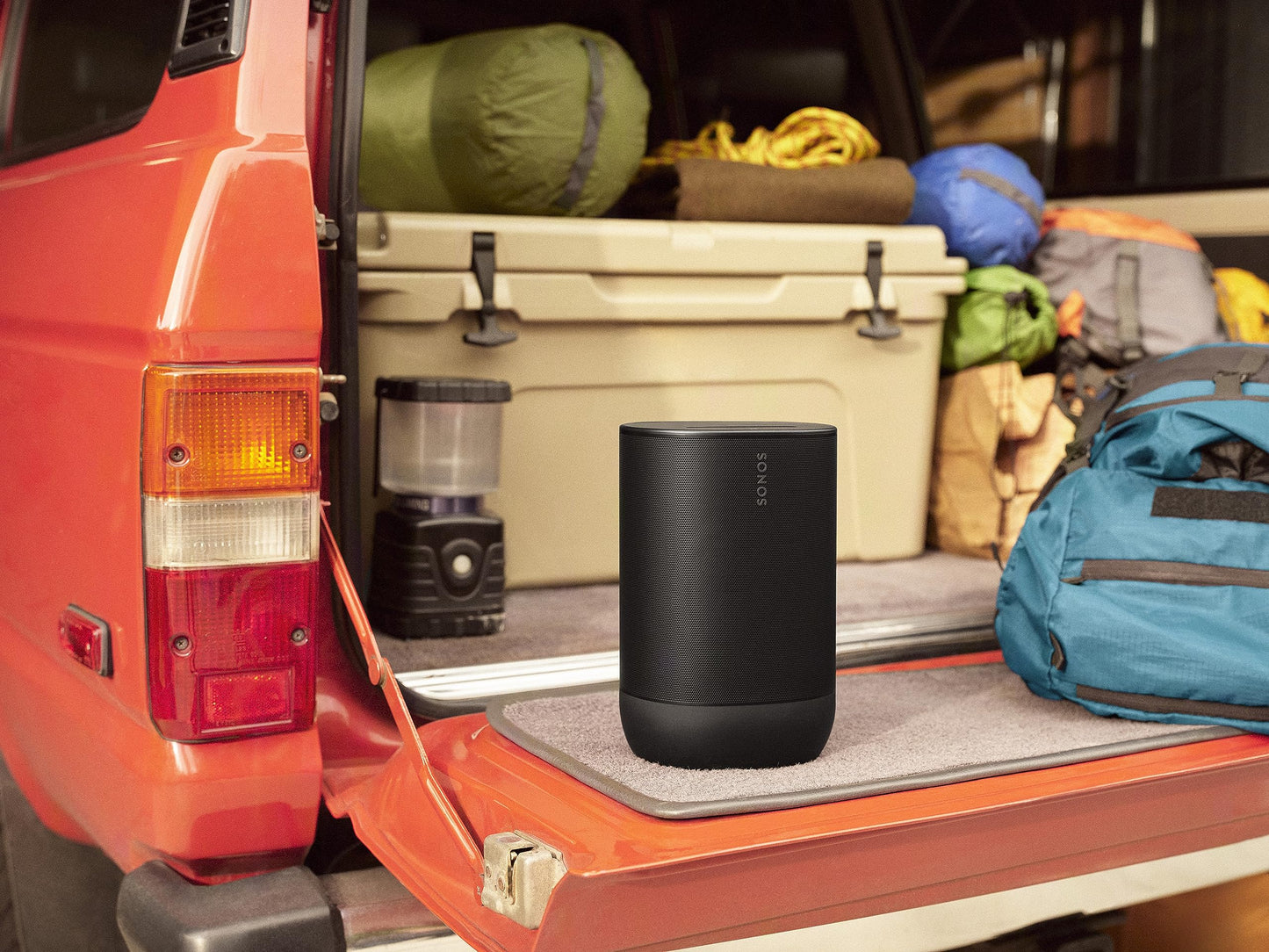 Sonos Move 2 | Wireless Portable Speaker with WiFi, Bluetooth, Amazon Alexa, 24-Hour Battery Life, Wireless Charging Base - Black