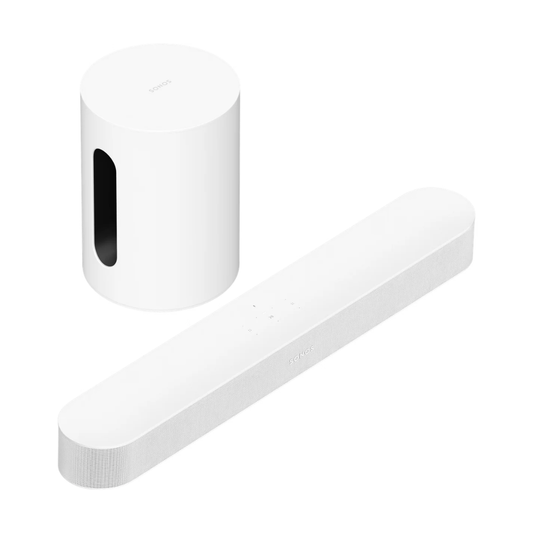 Sonos Entertainment Set with Sonos Beam and Sub Mini - White
