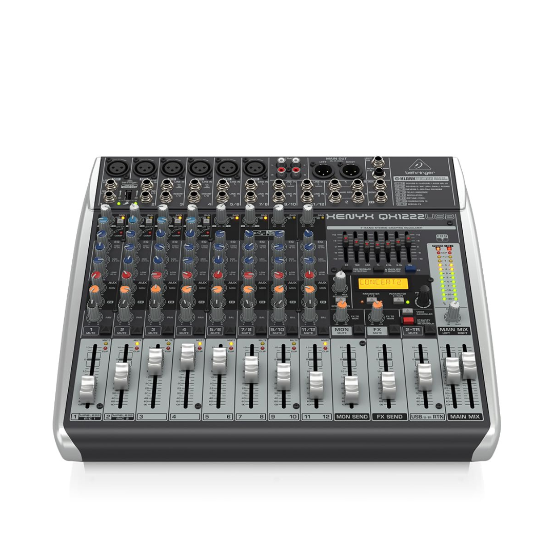 Behringer QX1222USB 16-Input USB Mixer with Effects