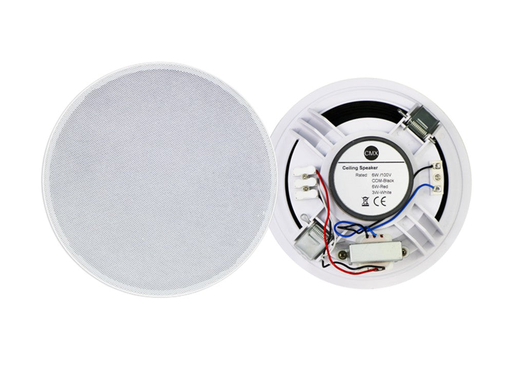 CMX CSK-66H 6.5" Frameless Ceiling Speaker 6W/3W - Deccan Retail