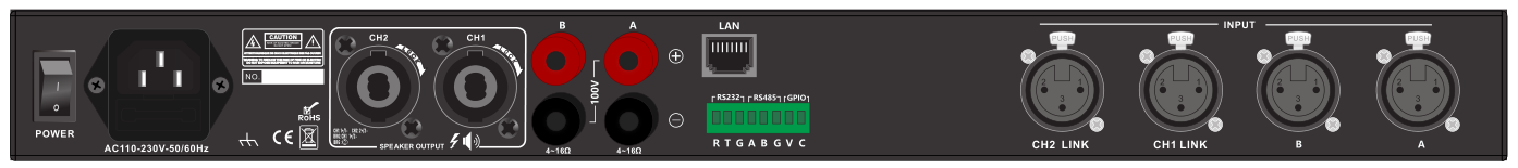 CMX 2-Channel Amplifiers with DSP Processor DST-2400 DST-2300 DST-2200