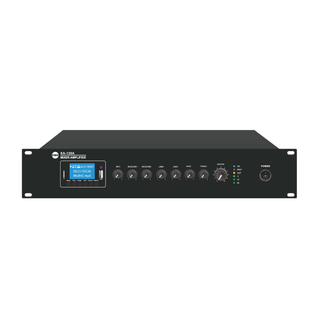 CMX EA-A Series Mixer Amplifier with USB/SD/FM/Bluetooth (EA-60A / EA-120A / EA-240A / EA-350A / EA-500A)