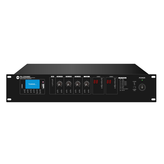 CMX PA-MX Series 2 Zone Mixer Amplifier with USB/SD/FM/Bluetooth (PA-2120MX / PA-2240MX / PA-2350MX / PA-2500MX)