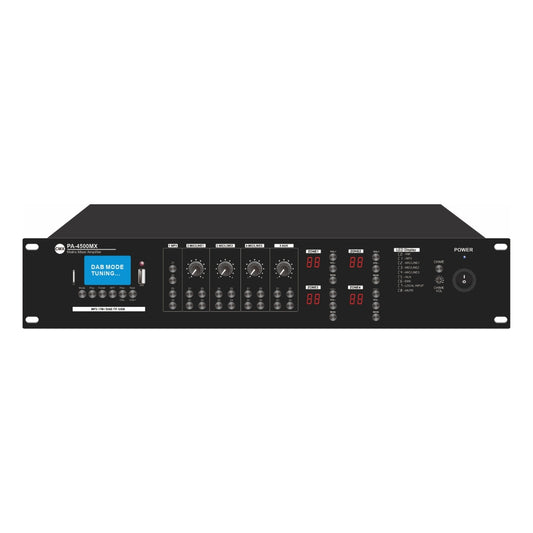 CMX PA-MX Series 4-Zone Mixer Amplifier with USB, SD, FM & Bluetooth (PA-4120MX / PA-4240MX / PA-4350MX / PA-4500MX)