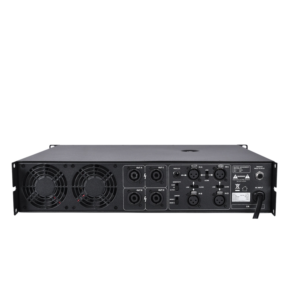 Beta3 DT2004 Professional 4-Channel Class D Power Amplifier - Deccan Retail