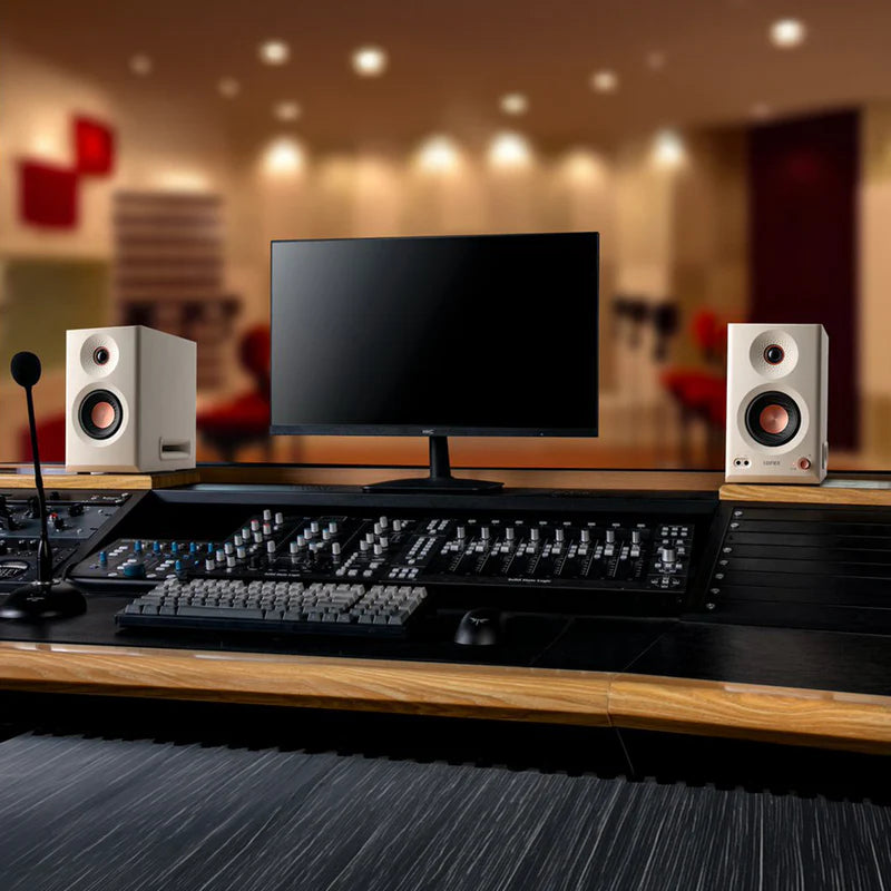Edifier MR5 Bluetooth Powered Studio Monitor Speakers 2.0 – White(PRE-ORDER ONLY)