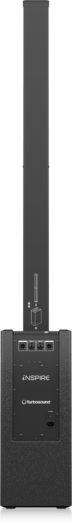 Turbosound iNSPIRE iP1000 V2 1000W Powered Column PA Speaker - Deccan Retail