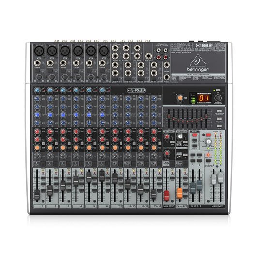 Behringer XENYX X1832USB 18-Input USB Mixer with Effects