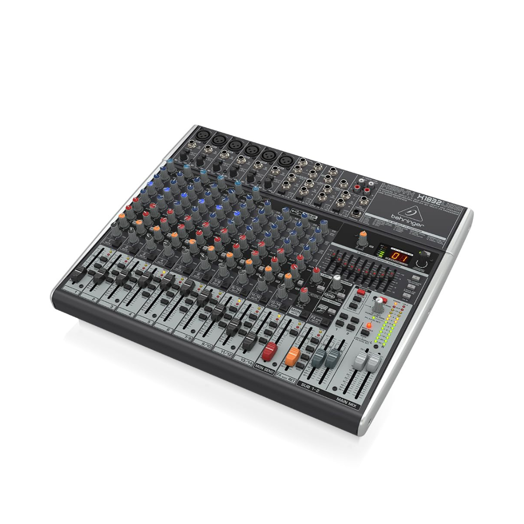 Behringer XENYX X1832USB 18-Input USB Mixer with Effects