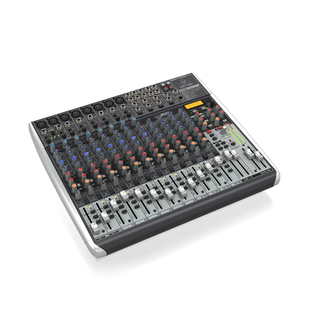 Behringer XENYX QX2222USB 22-Input USB Mixer with Effects