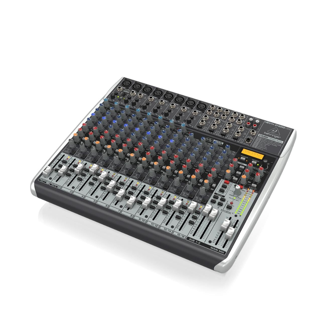 Behringer XENYX QX2222USB 22-Input USB Mixer with Effects