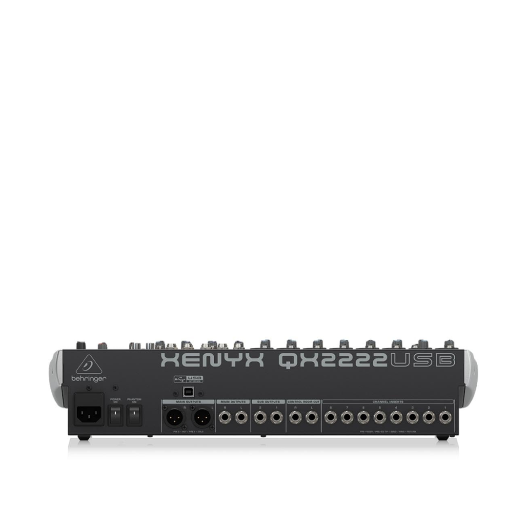 Behringer XENYX QX2222USB 22-Input USB Mixer with Effects