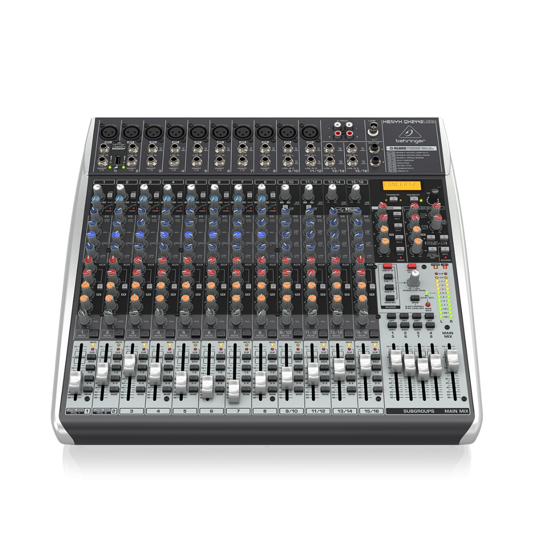 Behringer XENYX QX2442USB 24-Input USB Mixer with Effects