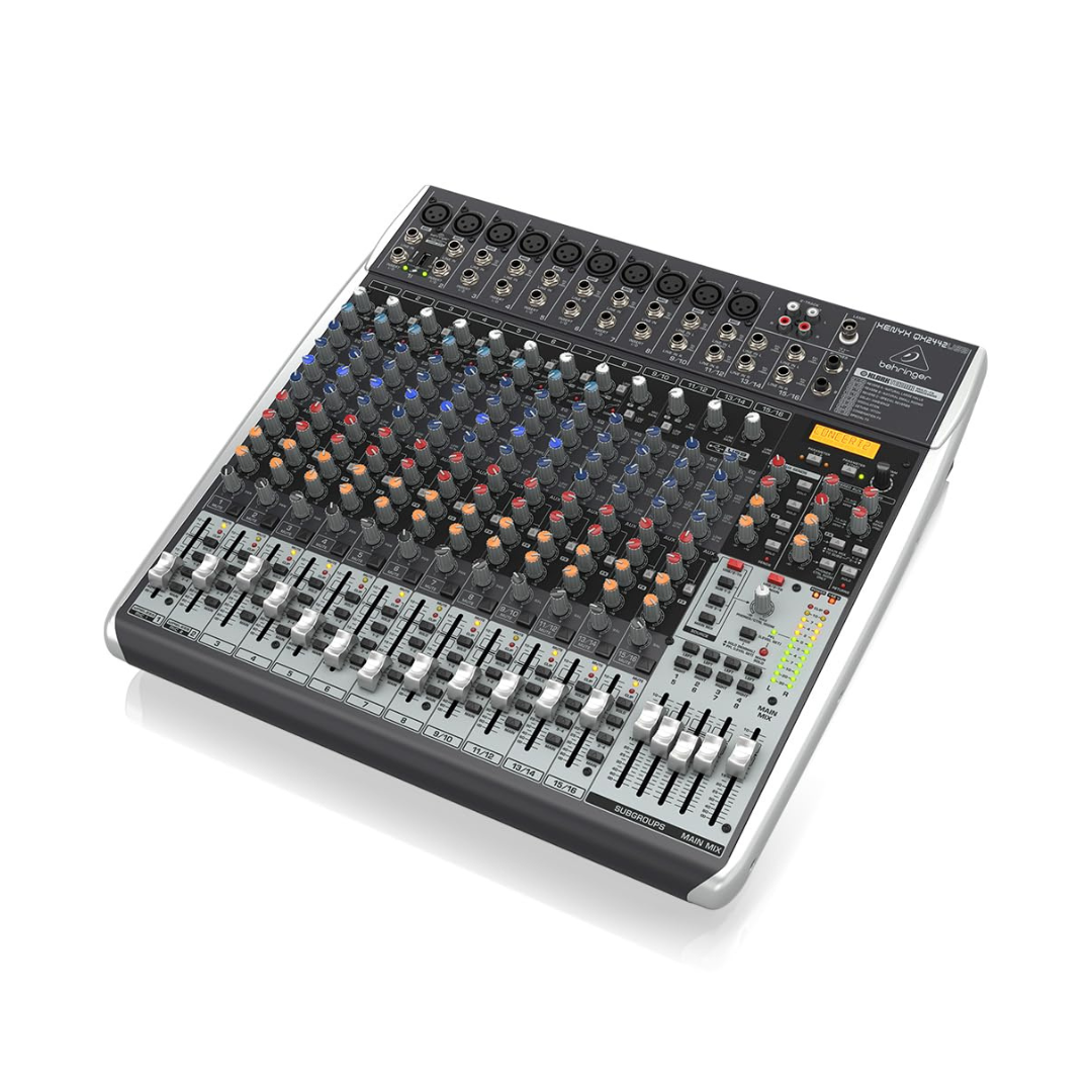 Behringer XENYX QX2442USB 24-Input USB Mixer with Effects