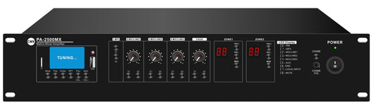 CMX PA-MX Series 2 Zone Mixer Amplifier with USB/SD/FM/Bluetooth (PA-2120MX / PA-2240MX / PA-2350MX / PA-2500MX) - Deccan Retail