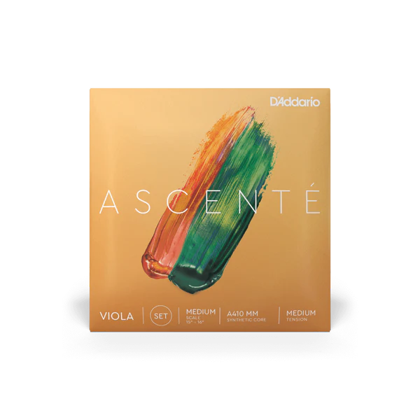D'Addario Ascenté Viola String Set Medium Scale Medium Tension (A410 MM) - Deccan Retail