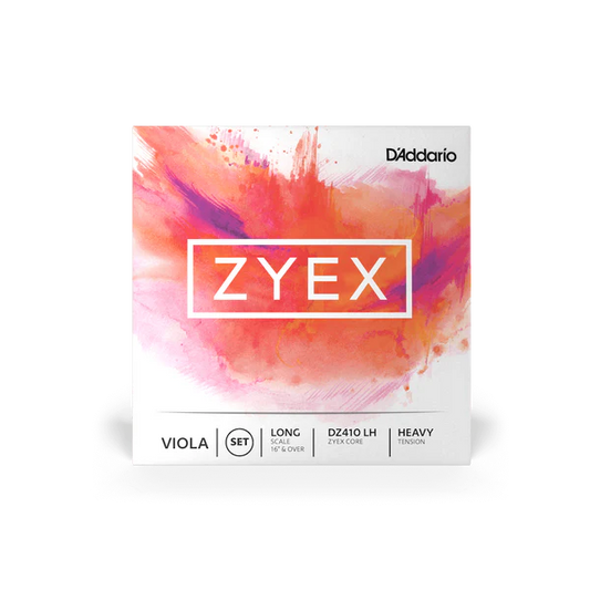 D'Addario Zyex Viola String Set Long Scale Heavy Tension (DZ410 LH) - Deccan Retail