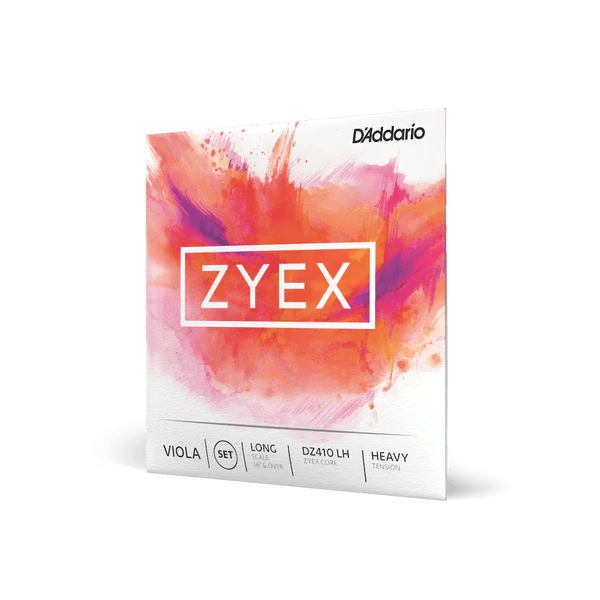 D'Addario Zyex Viola String Set Long Scale Heavy Tension (DZ410 LH) - Deccan Retail