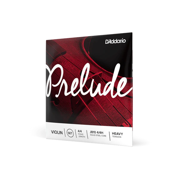 D'Addario Prelude Violin String Set 4/4 Scale Heavy Tension (J811 4/4H) - Deccan Retail