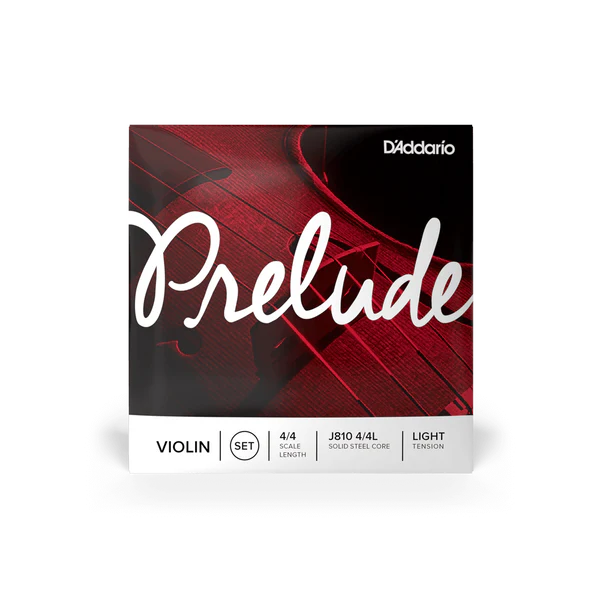 D'Addario Prelude Violin String Set 4/4 Scale Light Tension (J810 4/4L) - Deccan Retail