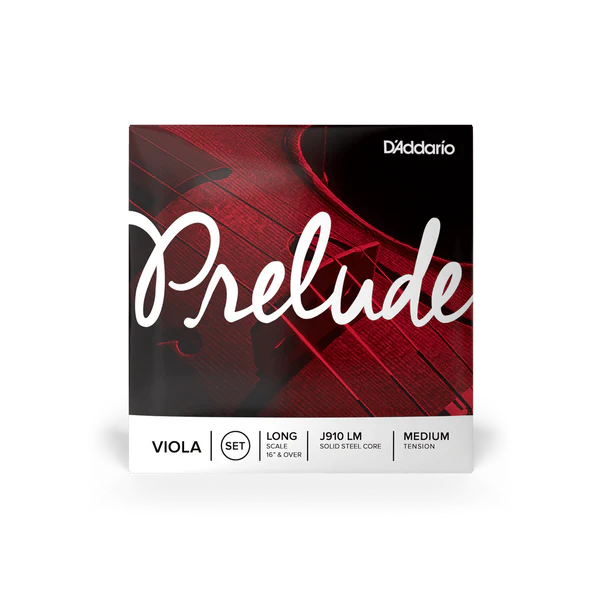 D'Addario Prelude Viola String Set Long Scale Medium Tension (J910 LM) - Deccan Retail