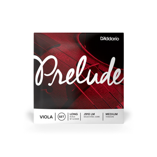 D'Addario Prelude Viola String Set Long Scale Medium Tension (J910 LM) - Deccan Retail