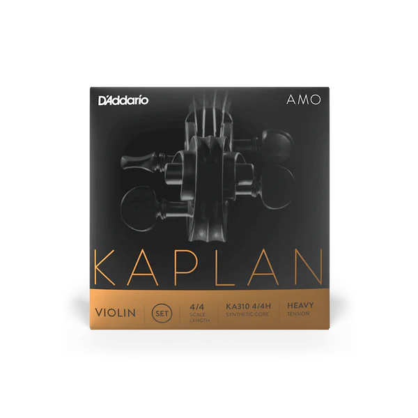 D'Addario Kaplan Amo Violin String Set 4/4 Scale Heavy Tension (KA310 4/4H) - Deccan Retail