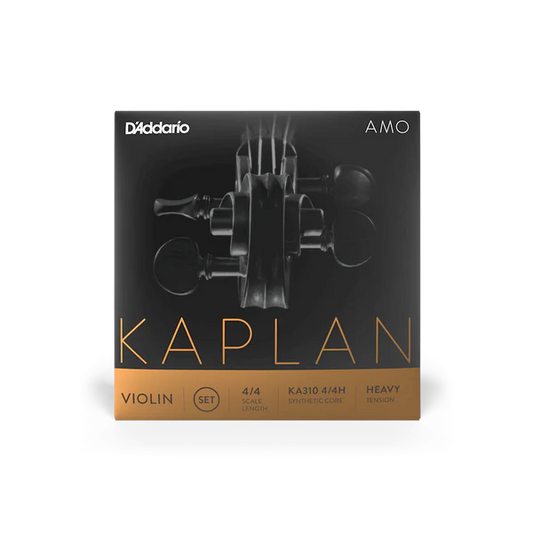 D'Addario Kaplan Amo Violin String Set 4/4 Scale Heavy Tension (KA310 4/4H) - Deccan Retail