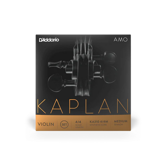 D'Addario Kaplan Amo Violin String Set 4/4 Scale Medium Tension (KA310 4/4M) - Deccan Retail