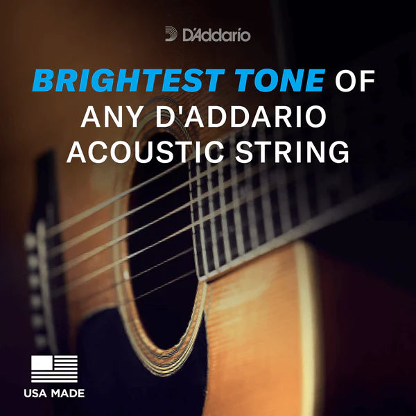 D'Addario EJ11-3D 80/20 Bronze Acoustic Guitar Strings Regular Light 12-53 (3-Pack) - Deccan Retail