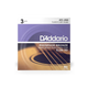 D'Addario EJ26-3D Phosphor Bronze Acoustic Guitar Strings Custom Light 11-52 (3-Pack) - Deccan Retail