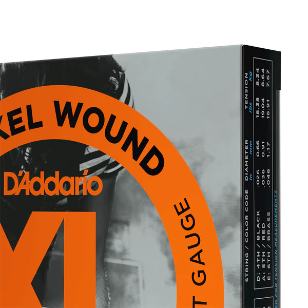 D'Addario EXL110-3D XL Nickel Wound Electric Guitar Strings 10-46 Regular Light 3-Pack - Deccan Retail