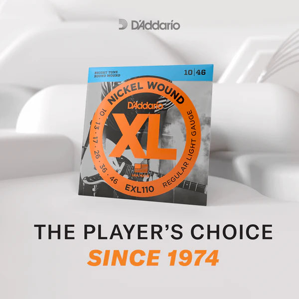 D'Addario EXL140-8 XL Nickel Wound 8-String Electric Guitar Strings 10-74 Light Top/Heavy Bottom - Deccan Retail