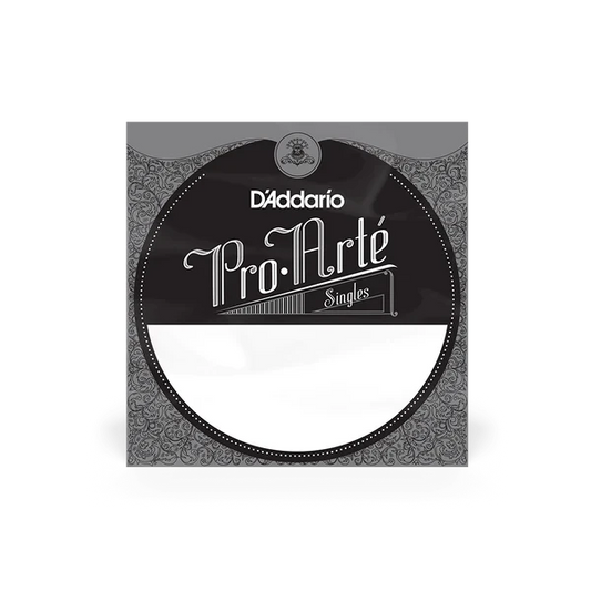 D'Addario J4606 Pro-Arté Classical Single Silver Wound Guitar String .044 6th String Hard Tension