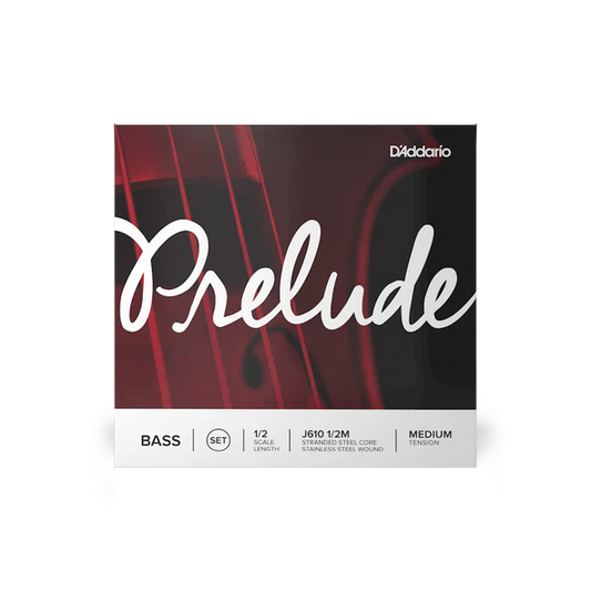 D'Addario Prelude Bass String Set 1/2 Scale Medium Tension (J610 1/2M) - Deccan Retail