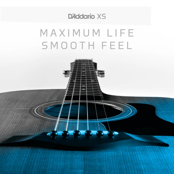 D'Addario XSAPB1353 XS Phosphor Bronze Coated Acoustic Guitar Strings 13-53 Hybrid Light - Deccan Retail