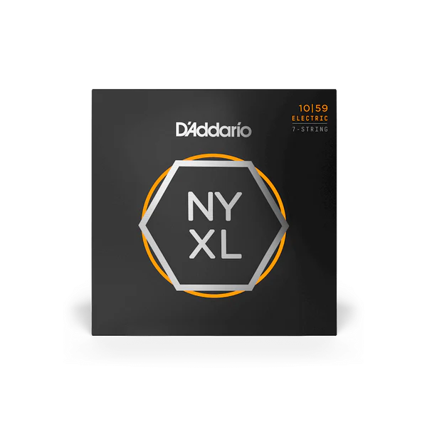 D'Addario NYXL1059 Premium 7-String Electric Guitar Strings 10-59 Regular Light - Deccan Retail
