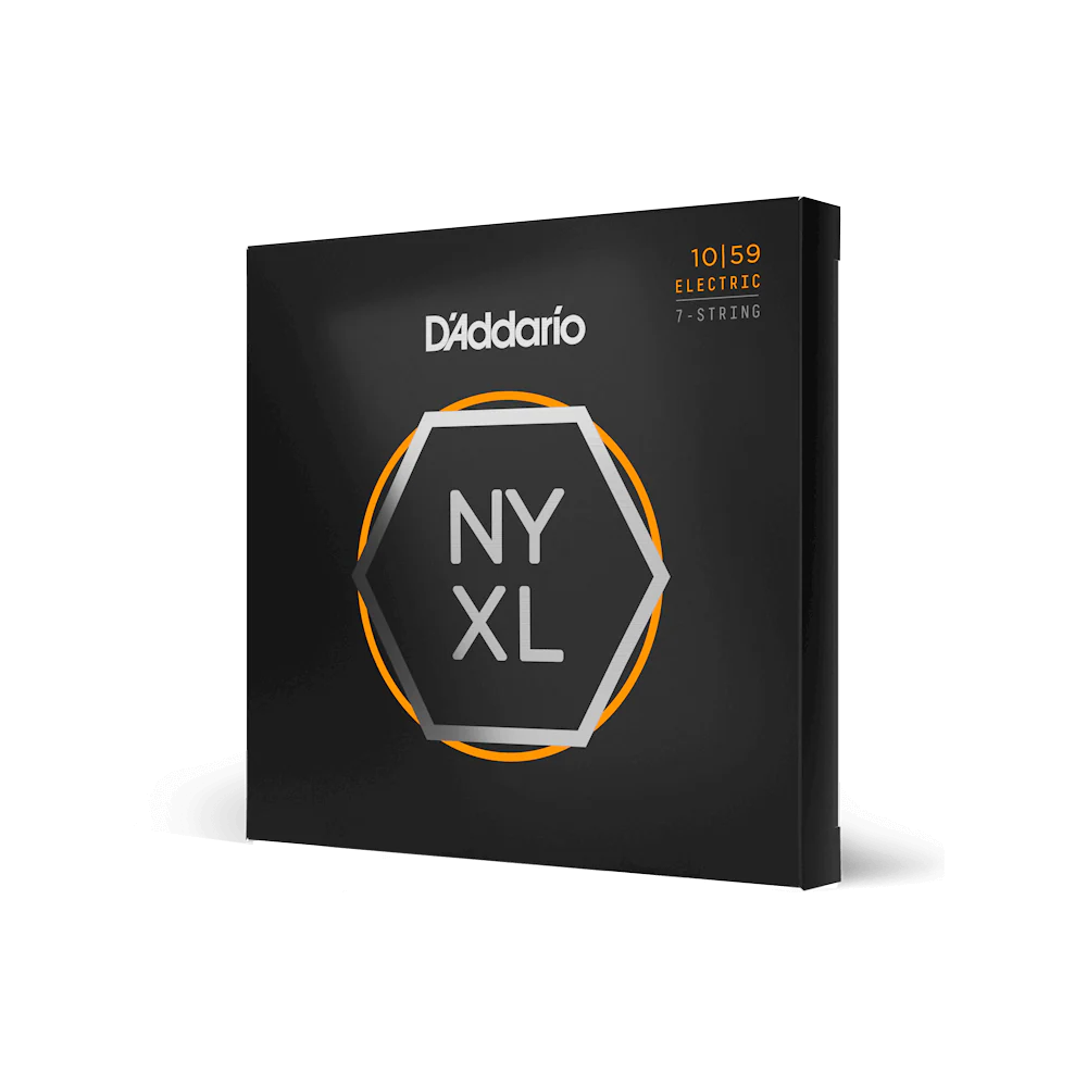 D'Addario NYXL1059 Premium 7-String Electric Guitar Strings 10-59 Regular Light - Deccan Retail