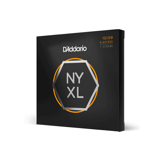 D'Addario NYXL1059 Premium 7-String Electric Guitar Strings 10-59 Regular Light - Deccan Retail