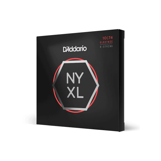 D'Addario NYXL1074 Premium 8-String Electric Guitar Strings 10-74 Light Top/Heavy Bottom - Deccan Retail