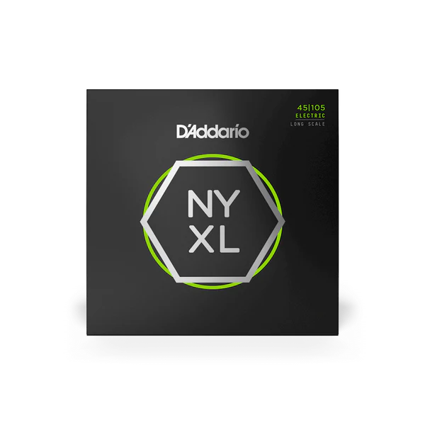 D'Addario NYXL45105 Premium Long Scale Bass Strings 45-105 Light Top/Medium Bottom