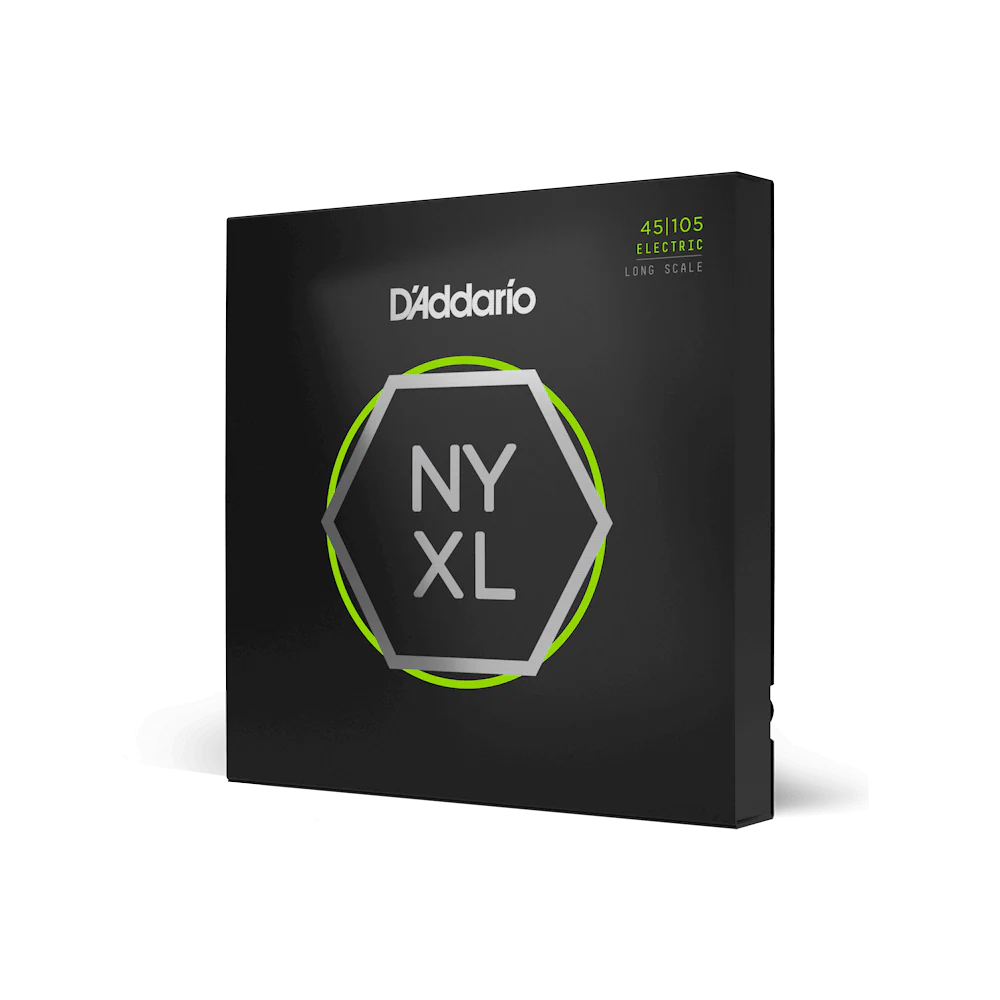 D'Addario NYXL45105 Premium Long Scale Bass Strings 45-105 Light Top/Medium Bottom