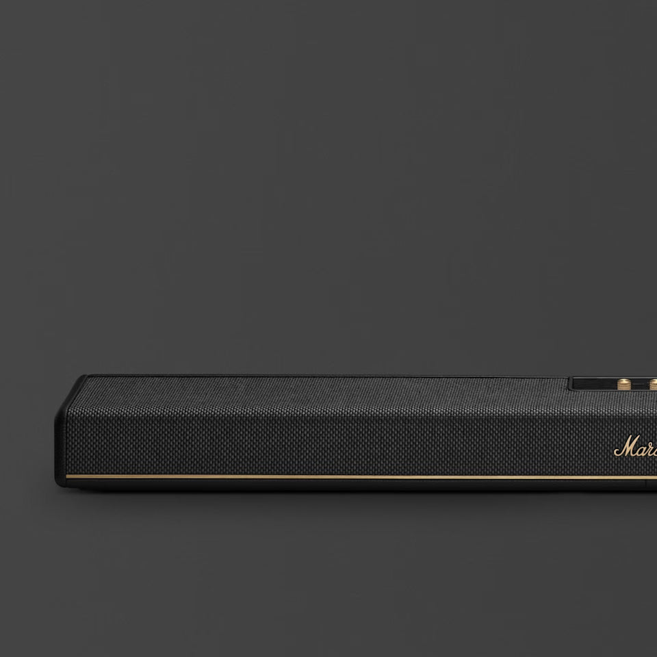Marshall Heston 120 Dolby Atmos Soundbar – Black