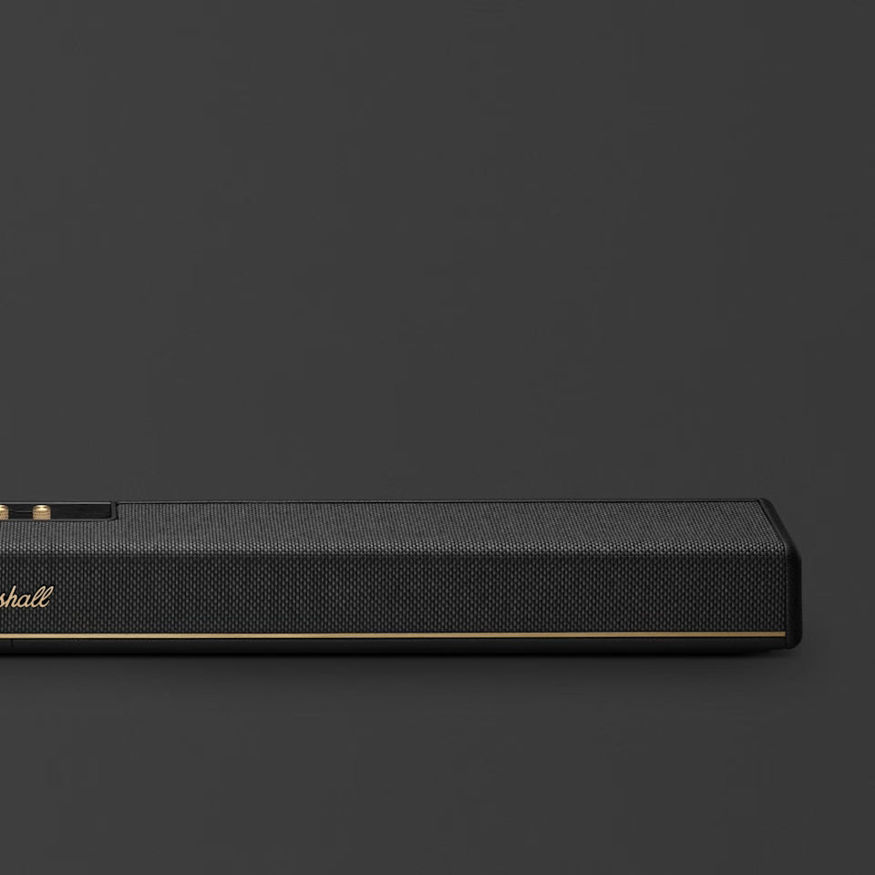 Marshall Heston 120 Dolby Atmos Soundbar – Black